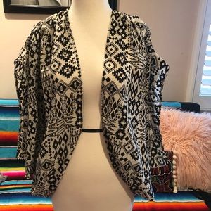 Black and white Ethnic tunic